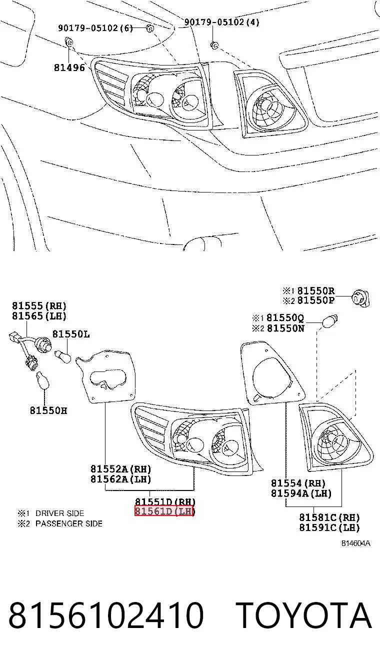 8156102410 Toyota