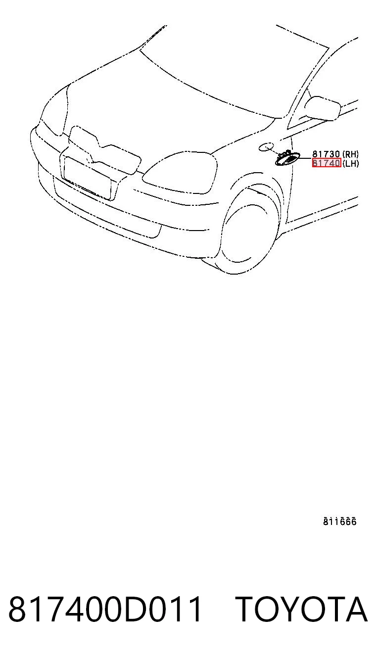 817400D011 Toyota