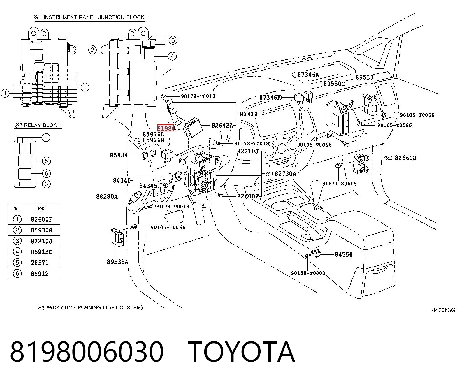 Relê de pisca-pisca para Toyota Corolla VERSO R10