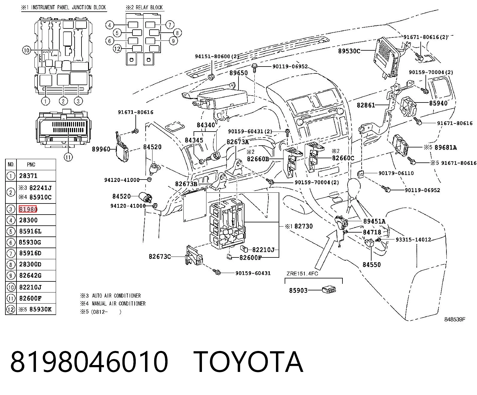 Relê de pisca-pisca Toyota Yaris  SP90