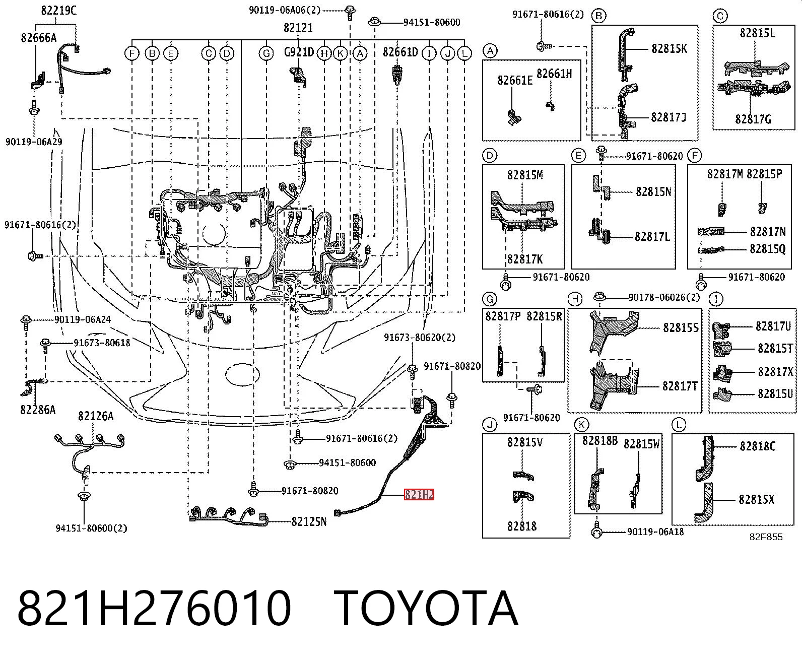 821H276010 Toyota
