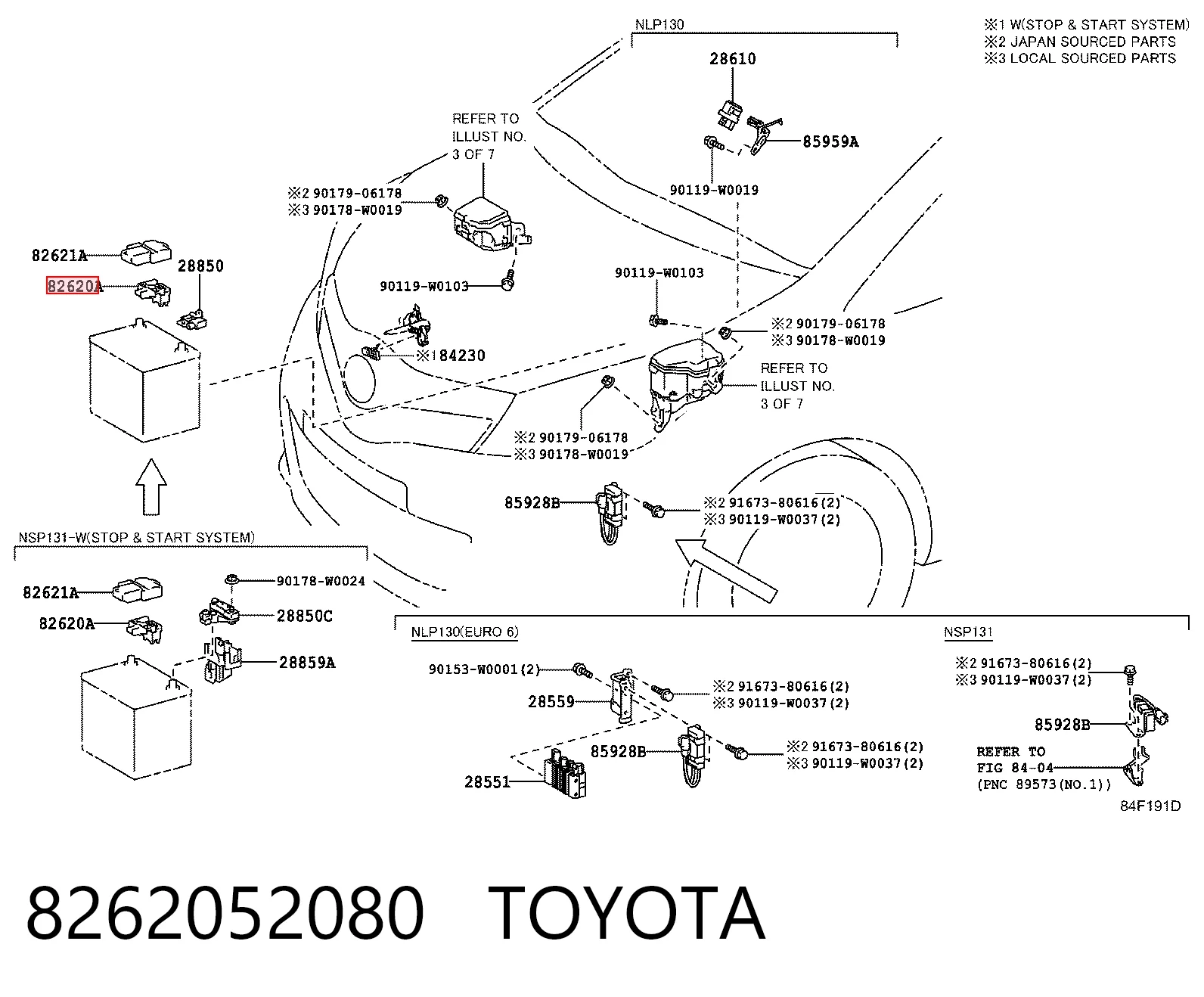 8262052080 Toyota