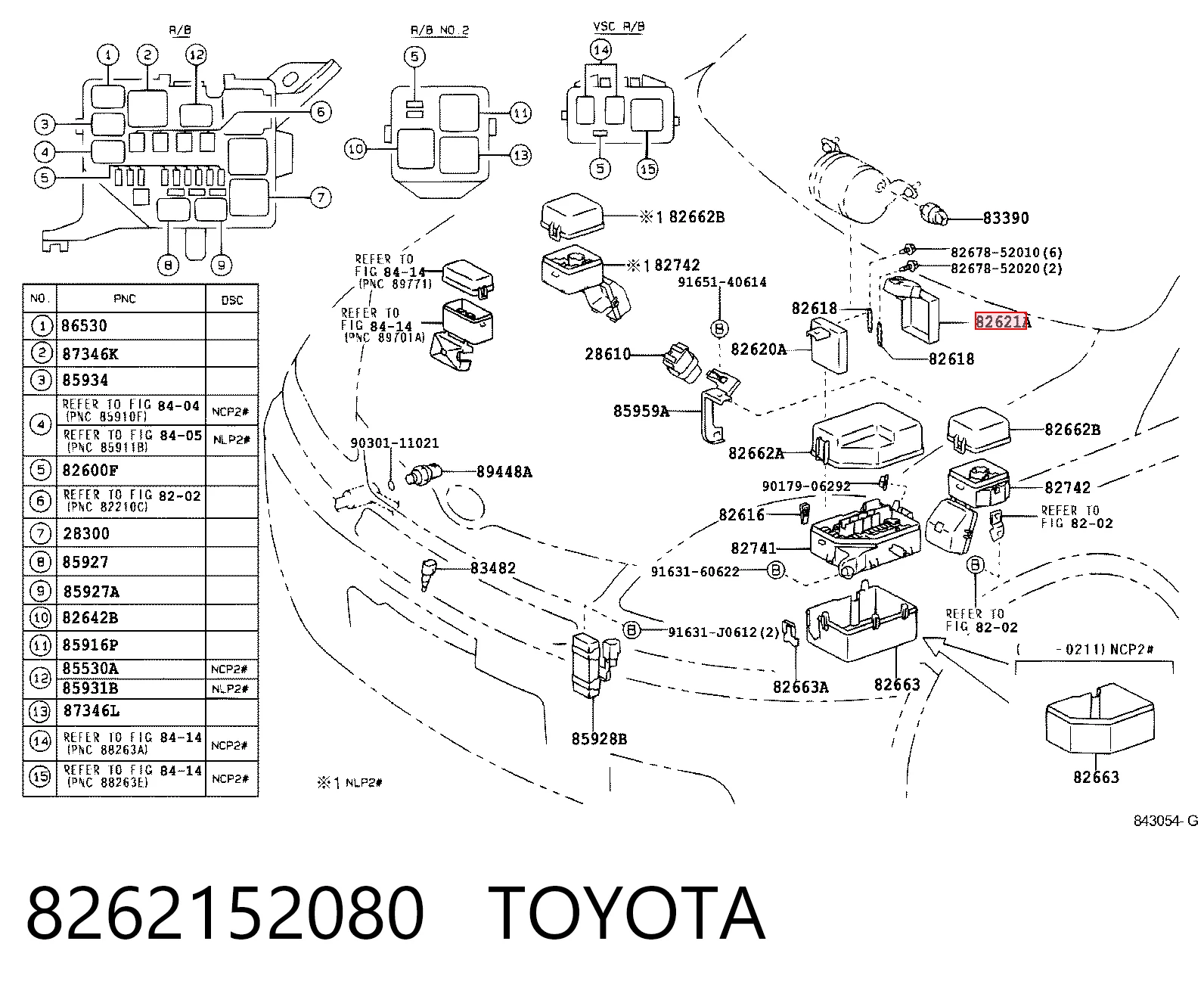 8262152080 Toyota