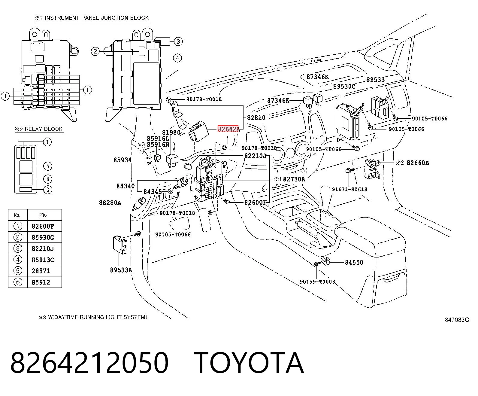 8264212050 Toyota