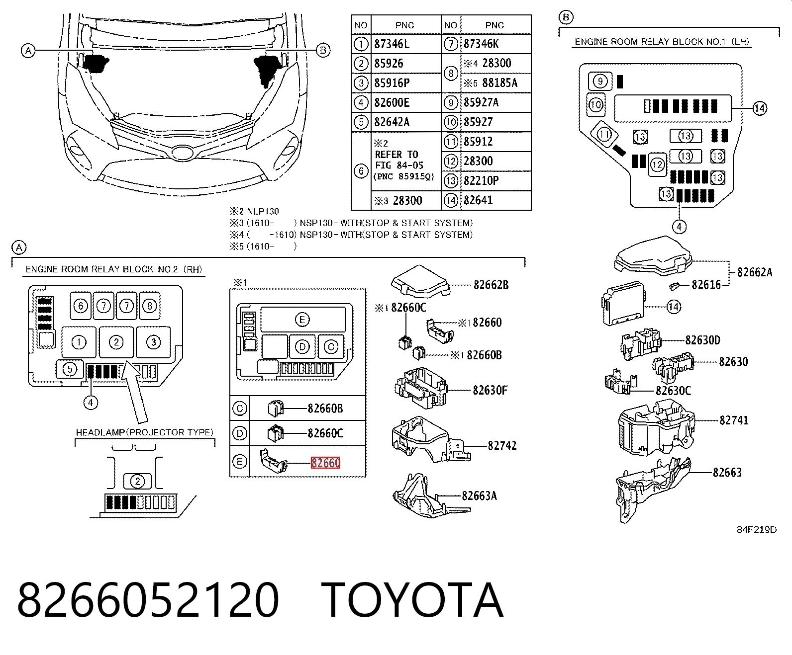 8266052120 Toyota