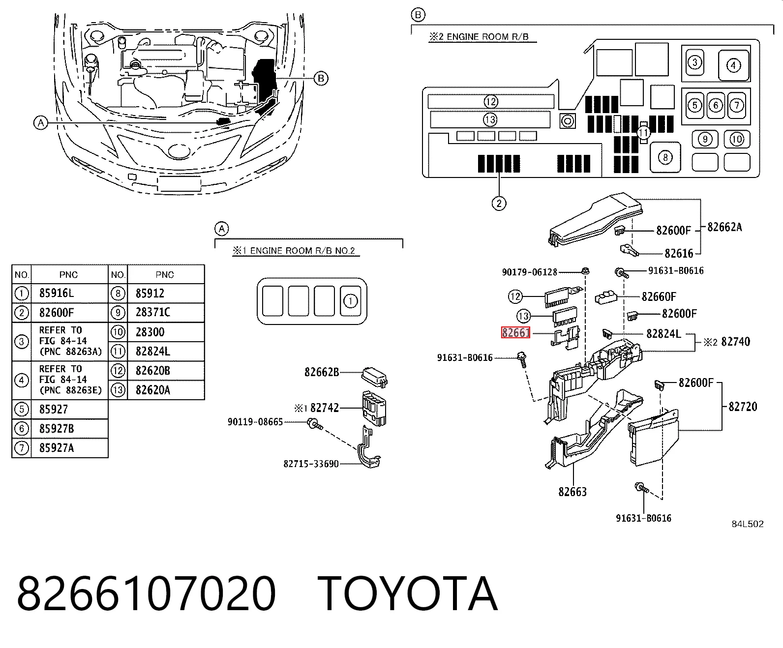 8266107020 Toyota