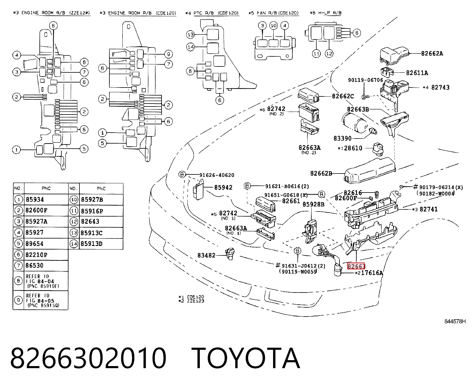 8266302010 Toyota