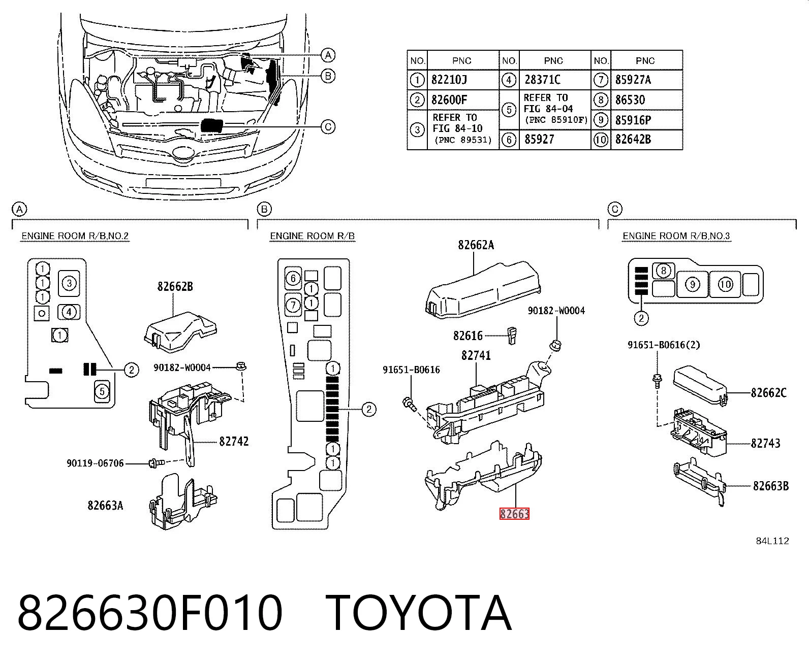 826630F010 Toyota