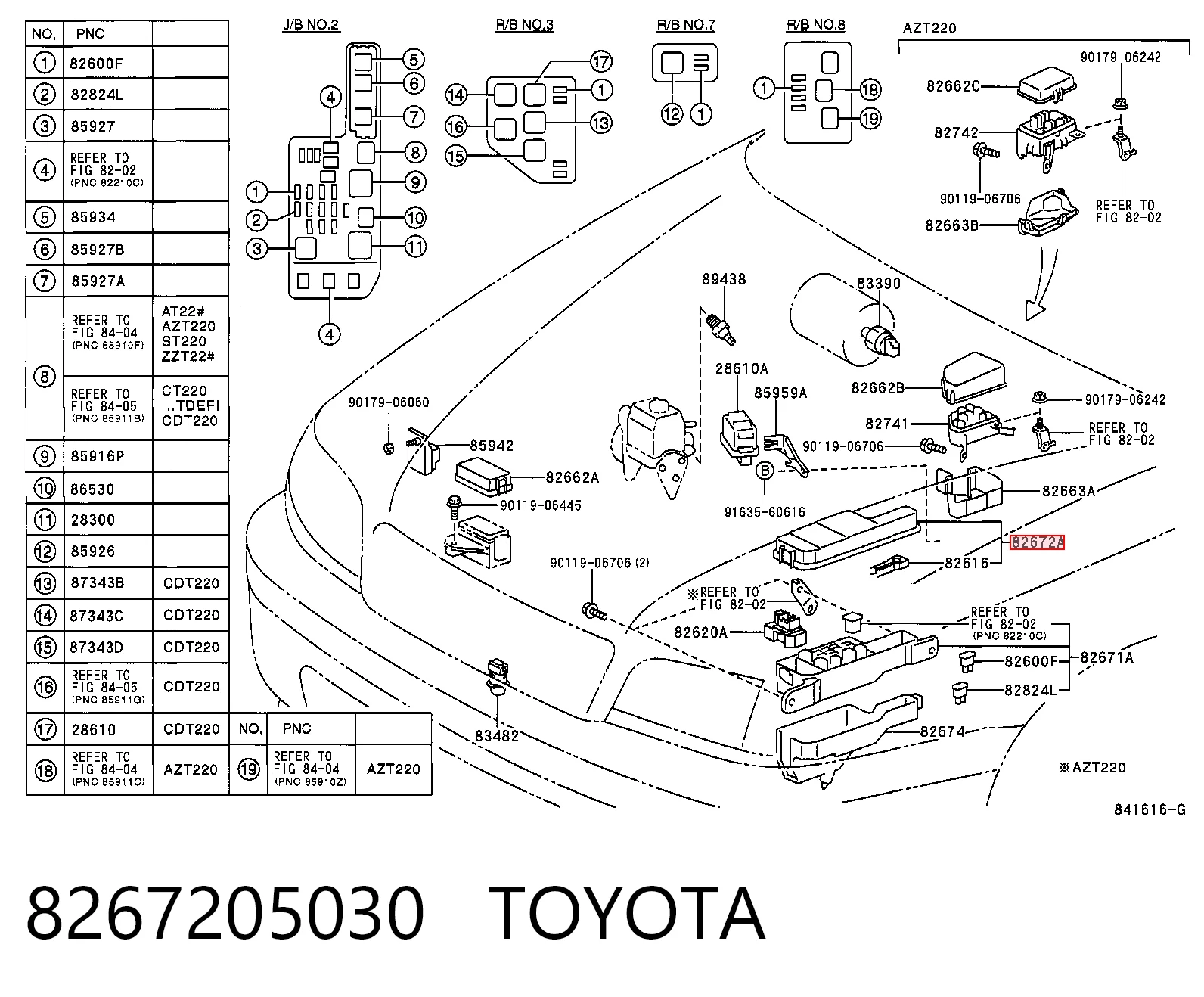 8267205030 Toyota
