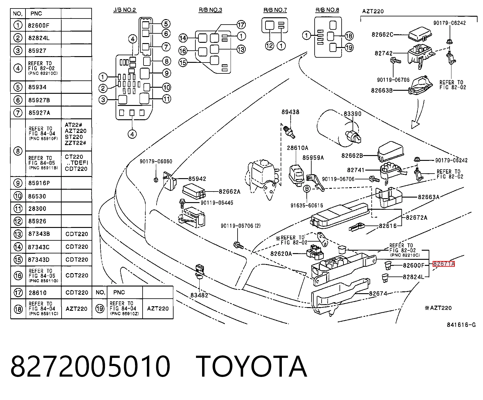 8272005010 Toyota