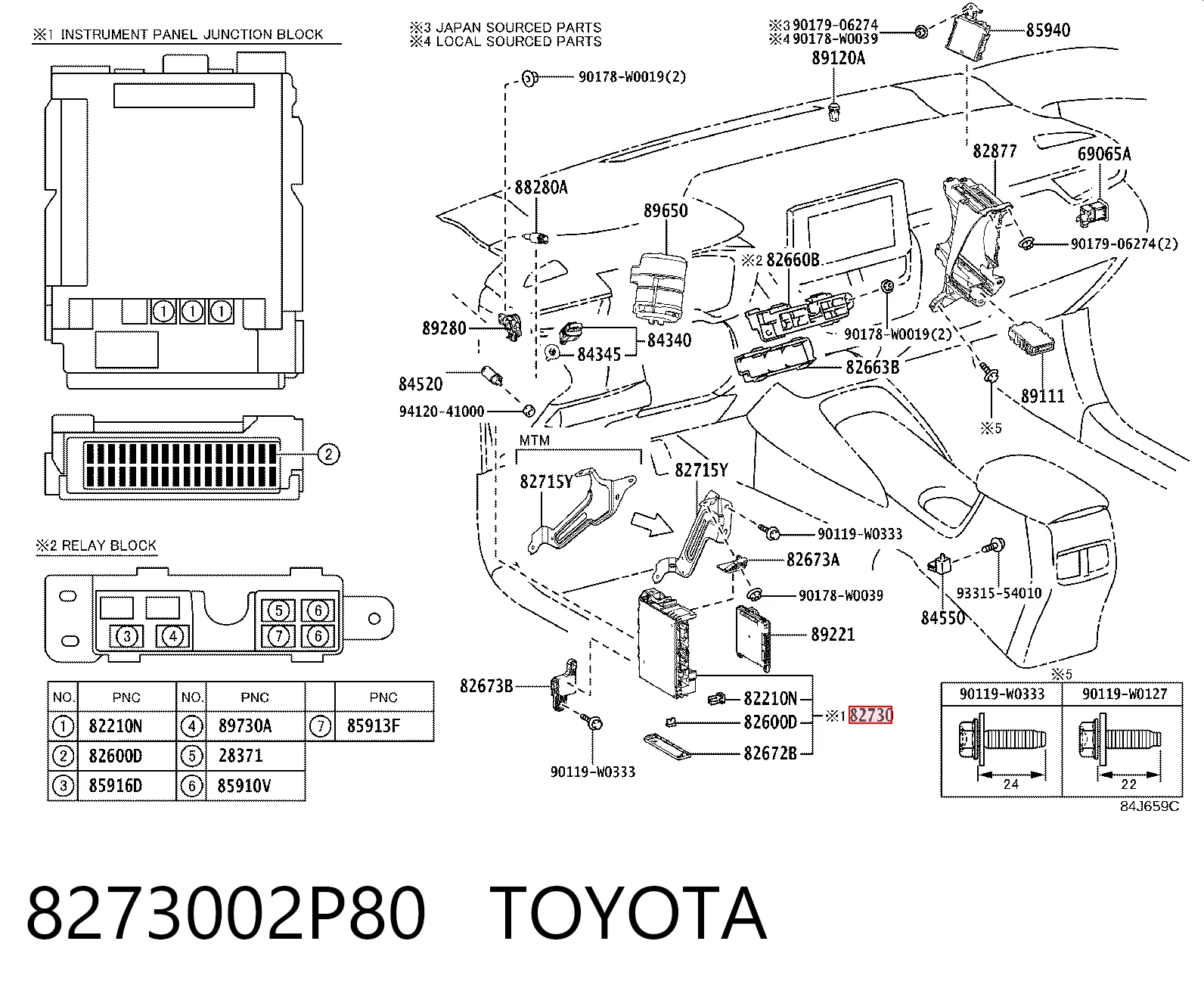 8273002P80 Toyota