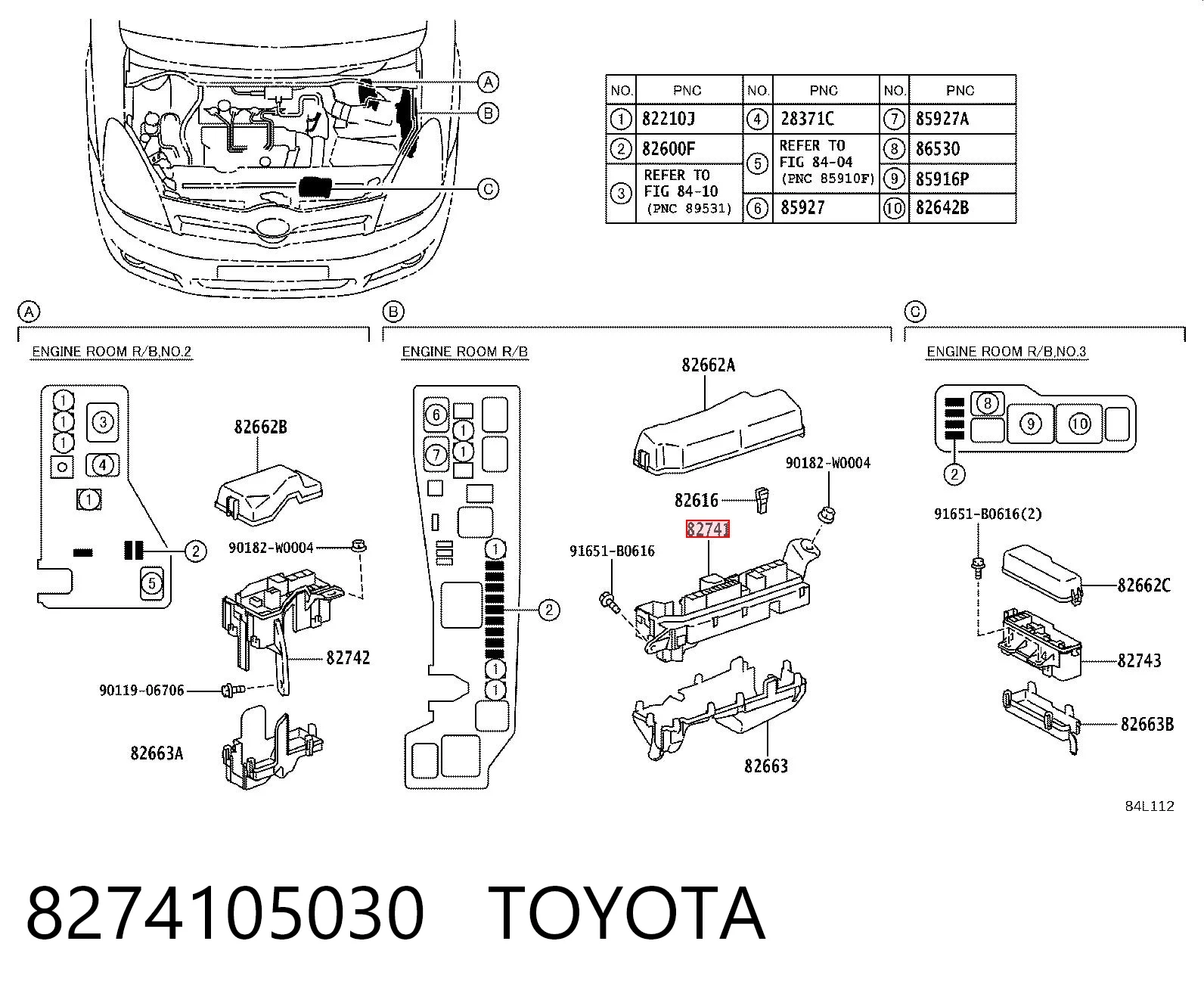 8274105030 Toyota