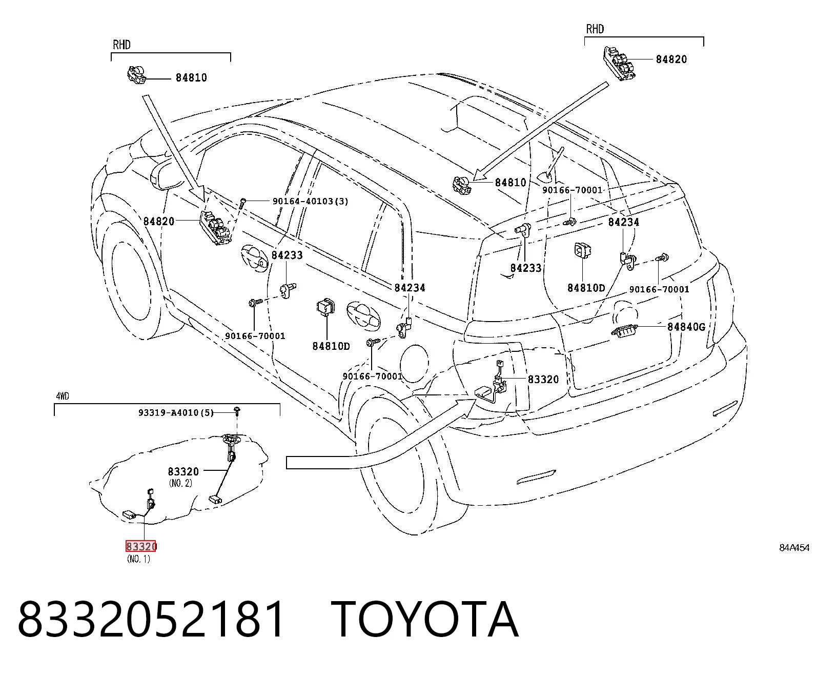  Sensor do nível de combustível no tanque Toyota Yaris hatchback (SP90) (2005 - 2011) 