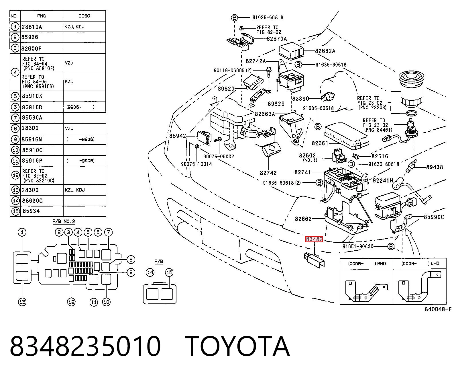 8348235010 Toyota