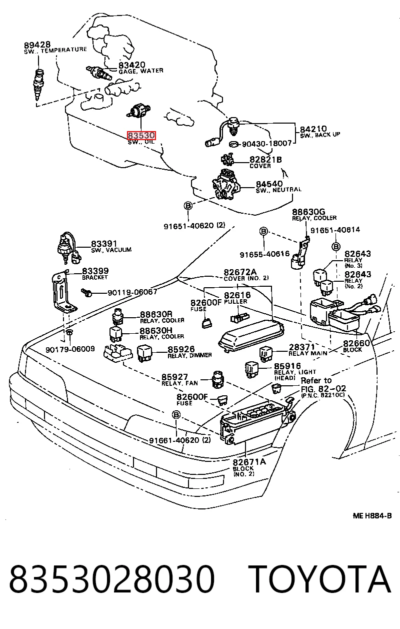 8353028030 Toyota
