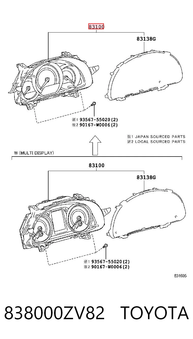 838000ZV82 Toyota