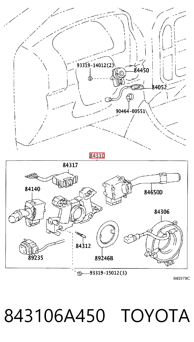 843106A450 Toyota