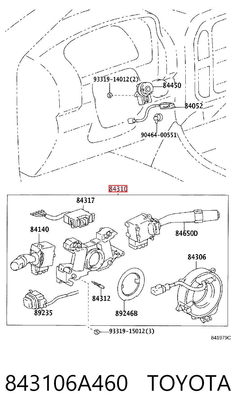 843106A460 Toyota