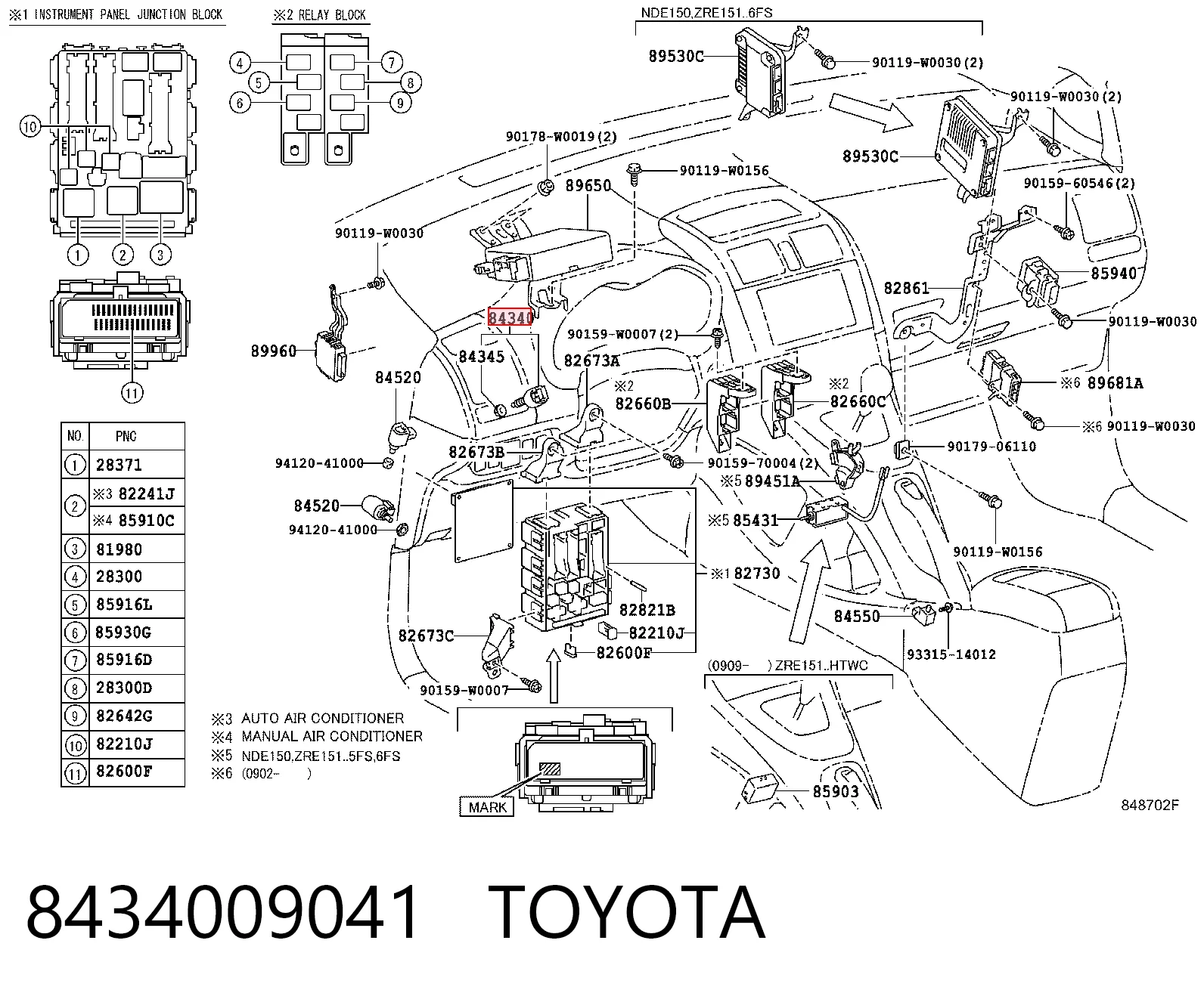 8434009041 Toyota