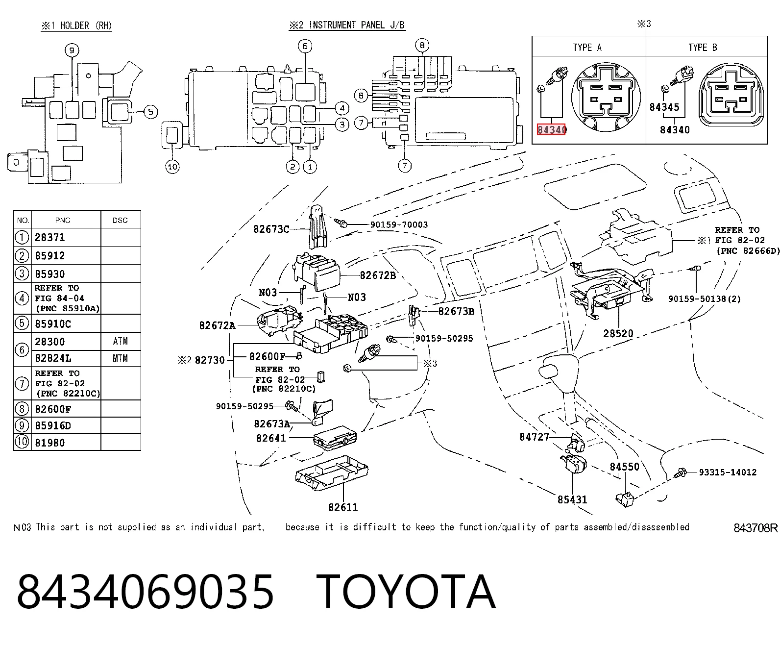 8434069035 Toyota