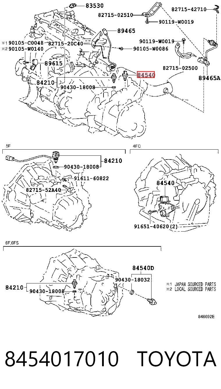 8454017010 Toyota