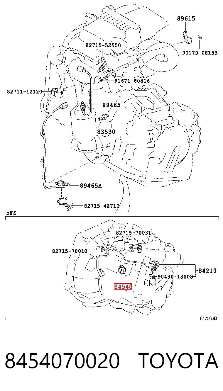 8454070020 Toyota