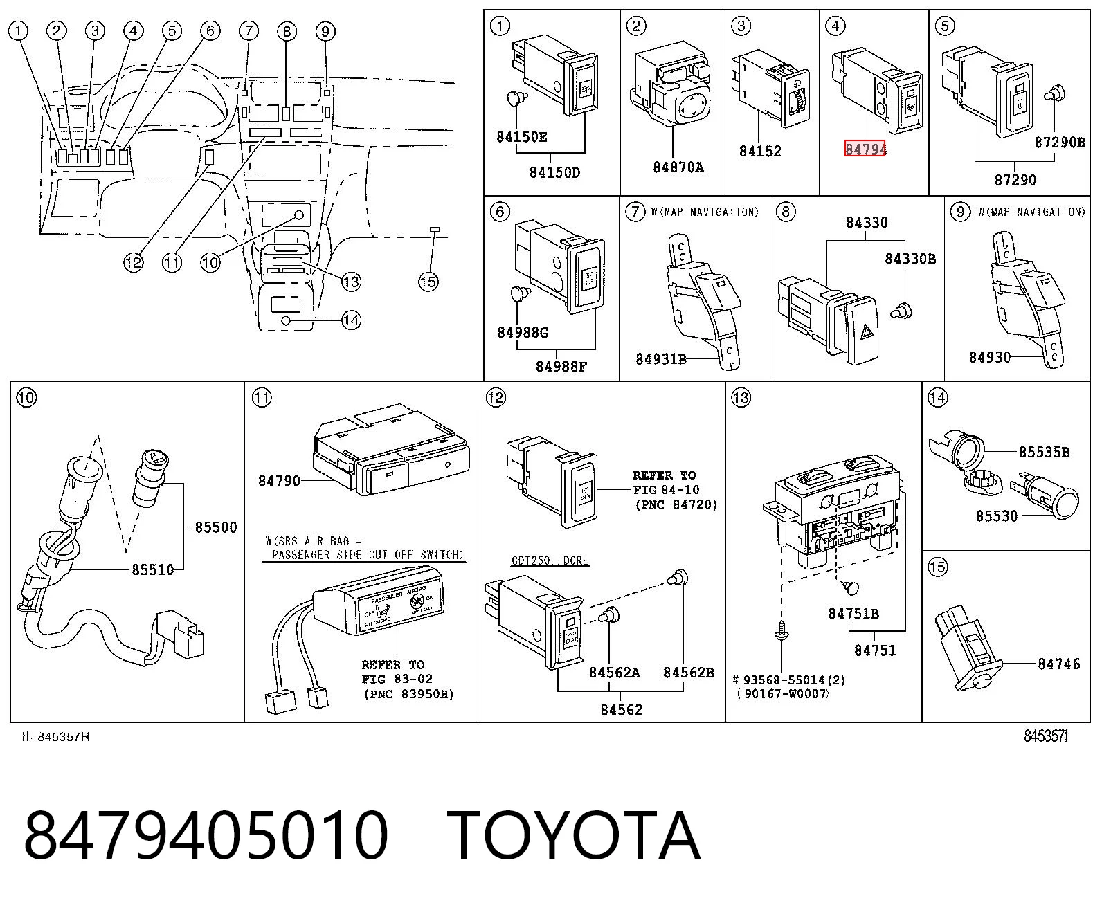 8479405010 Toyota