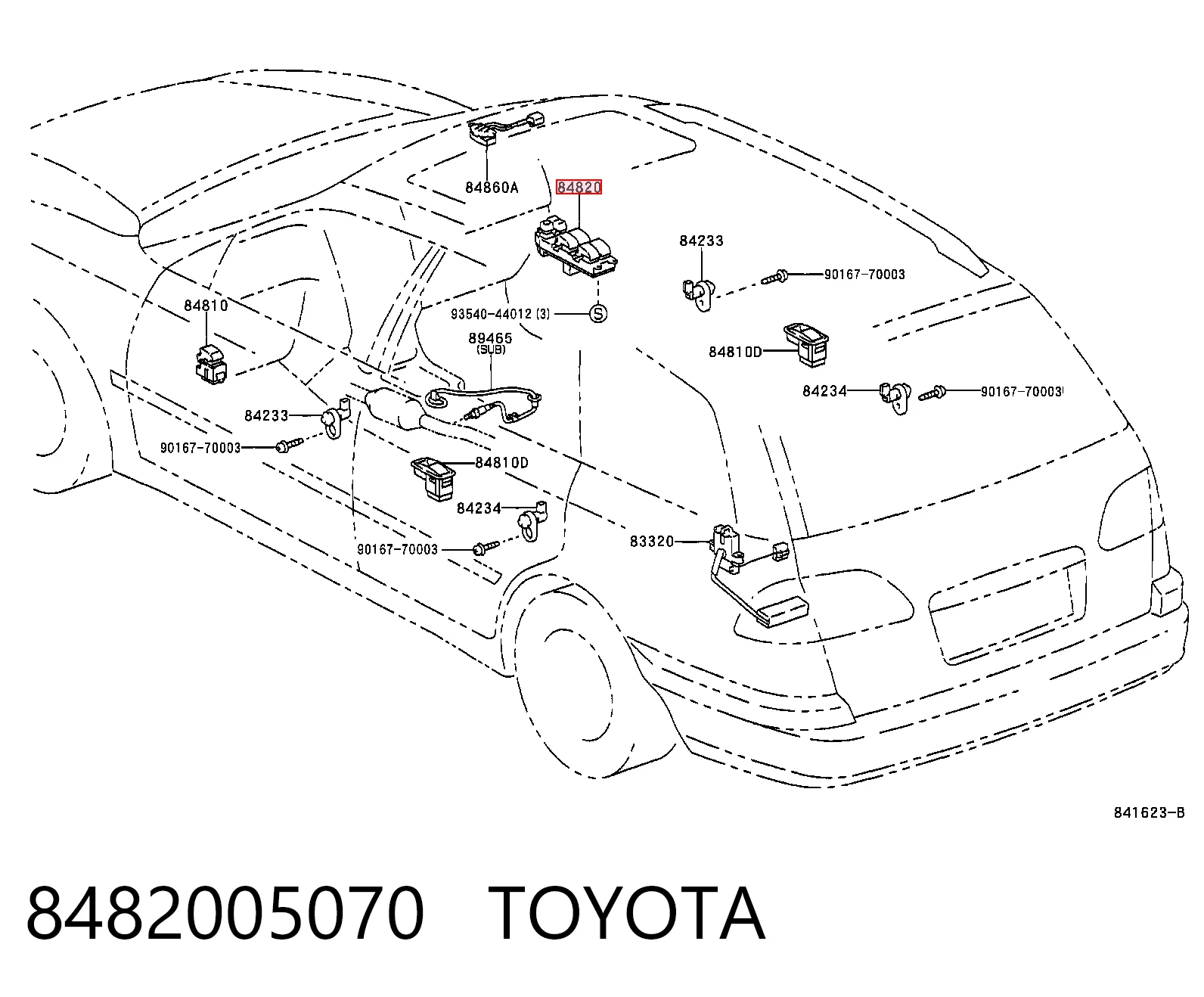 8482005070 Toyota