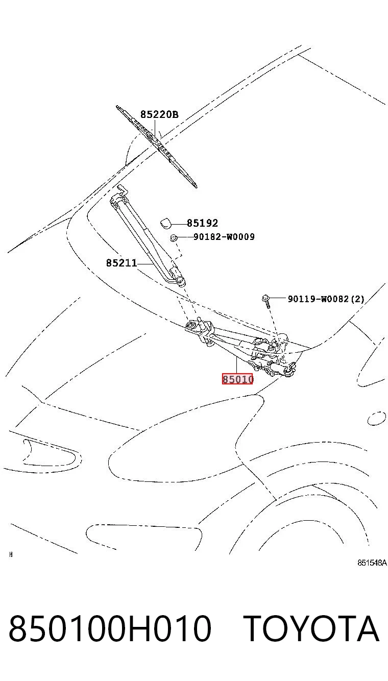 850100H010 Toyota