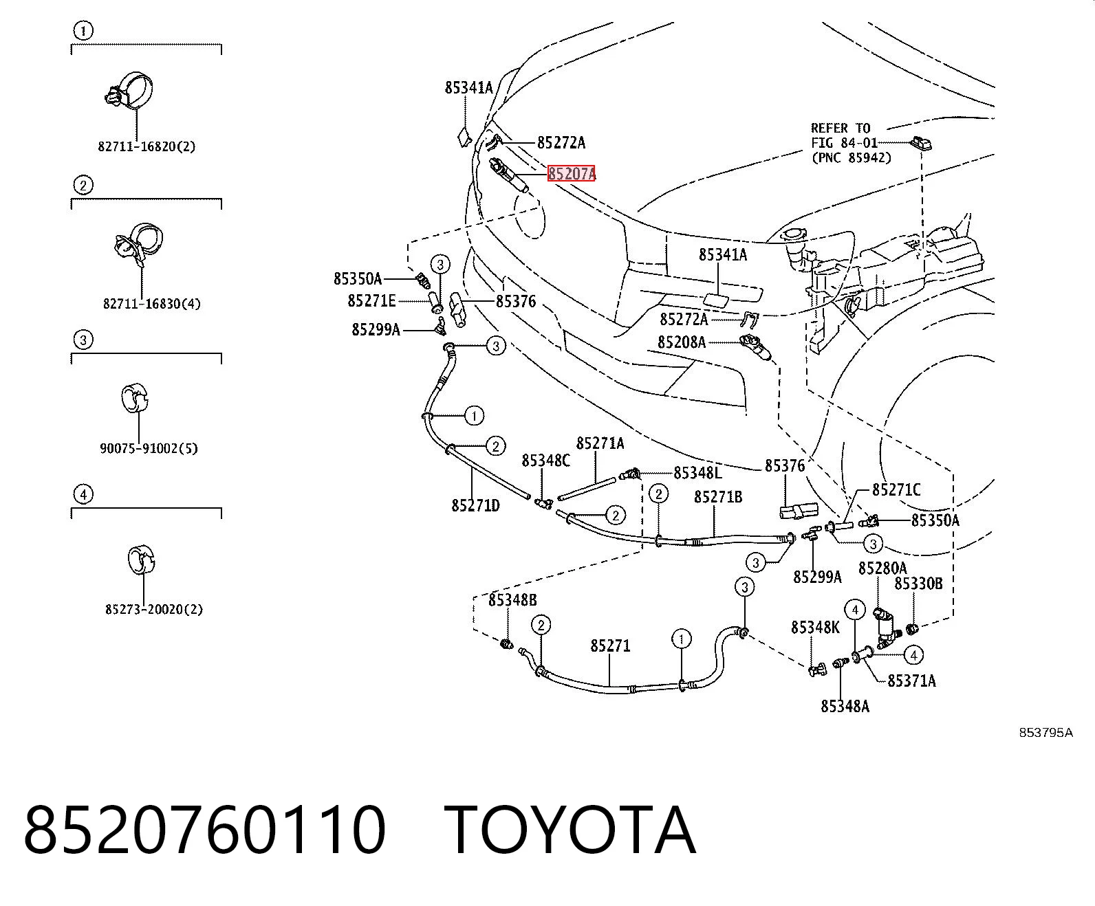 8520760110 Toyota