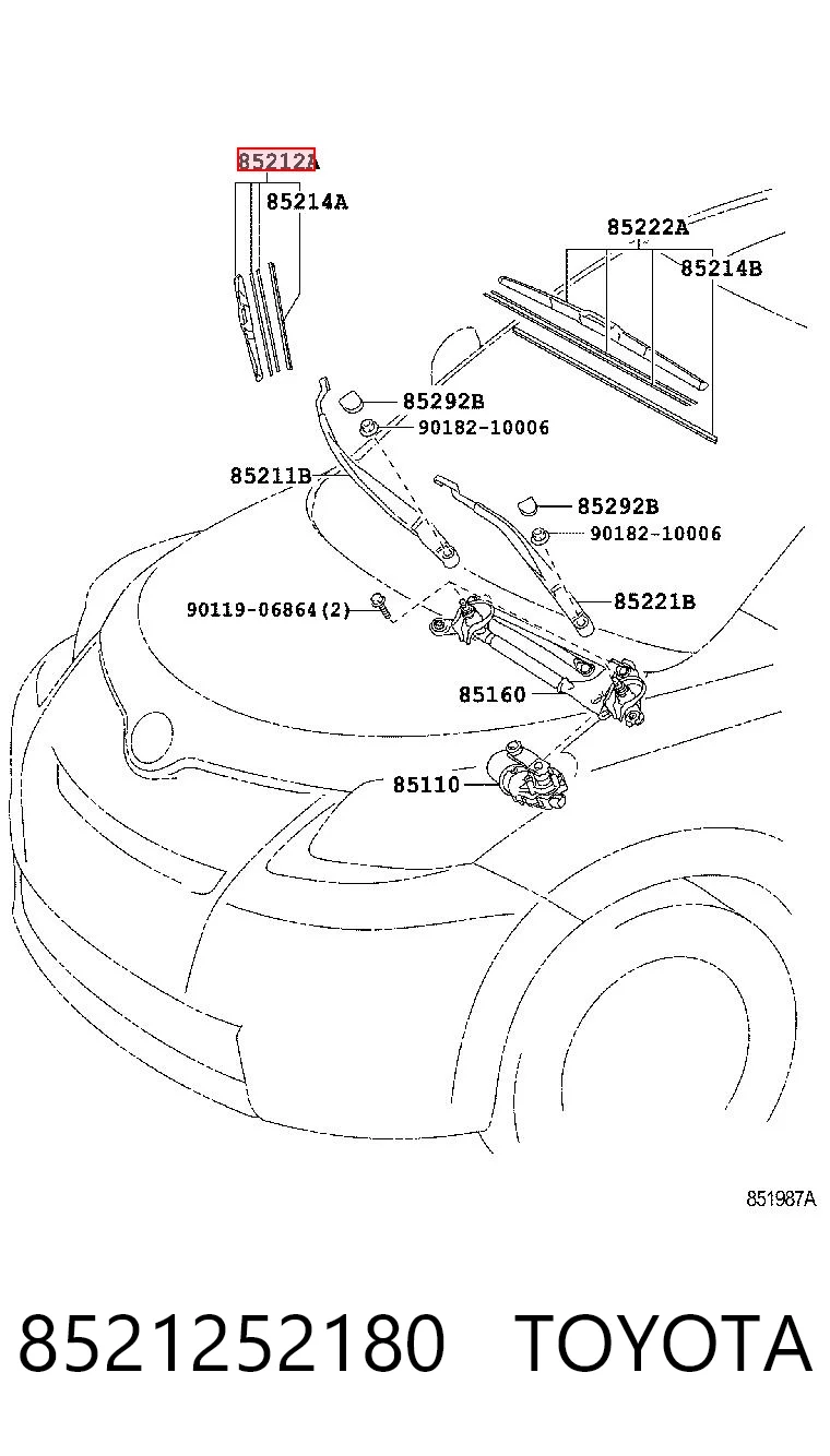 8521252180 Toyota