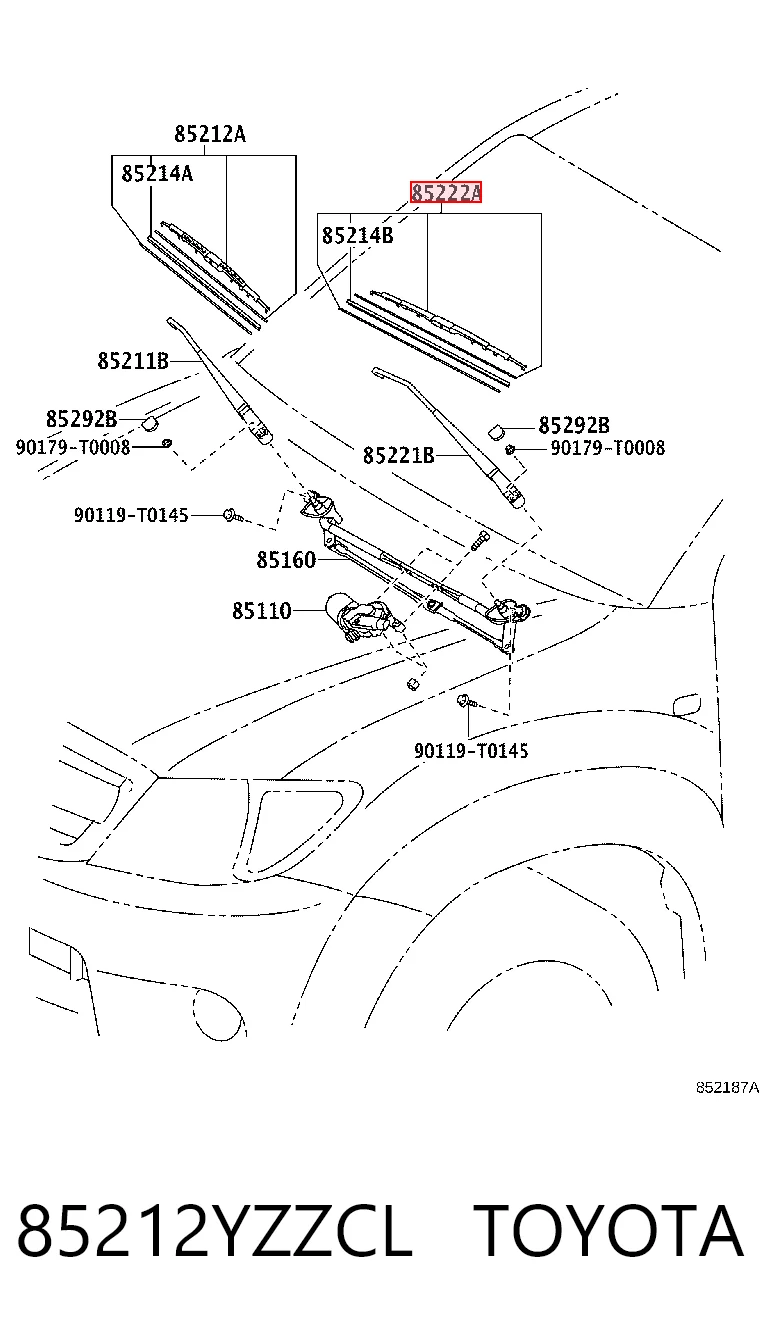 85212YZZCL Toyota