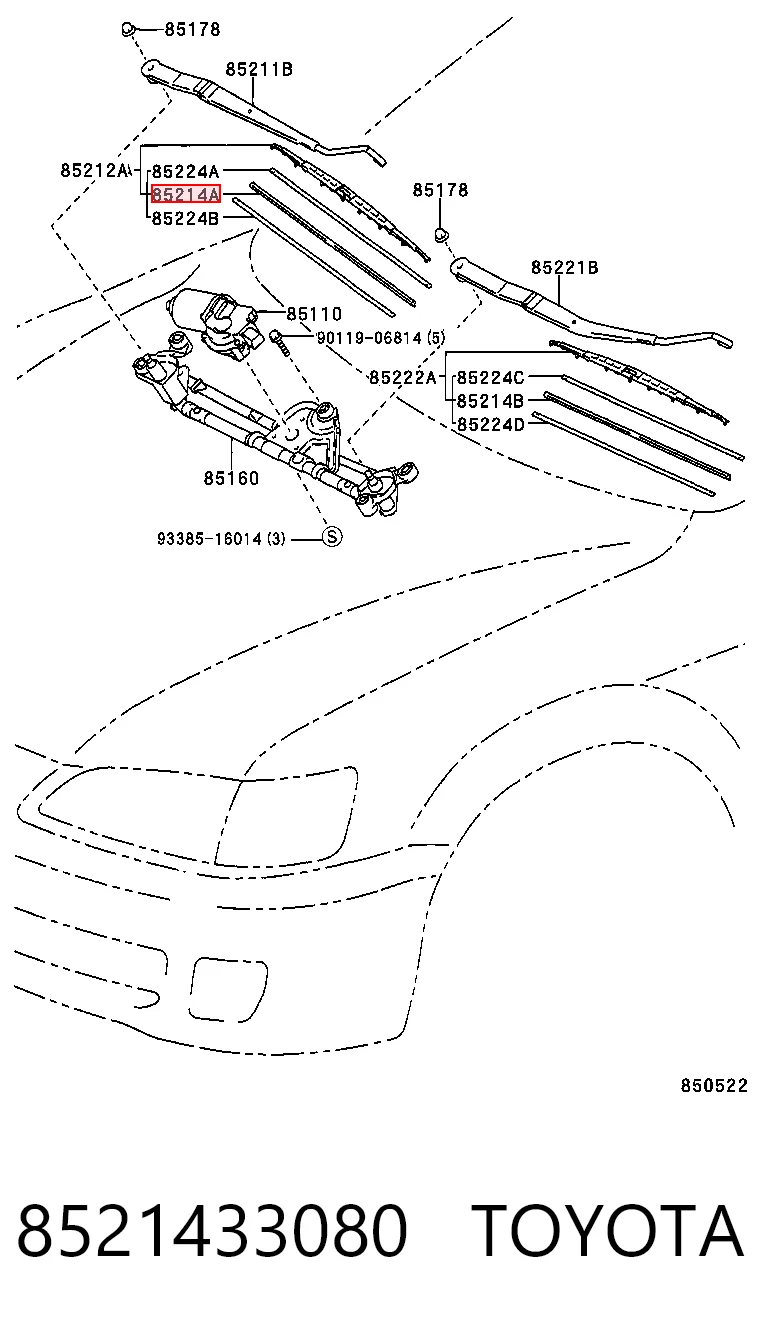 8521433080 Toyota
