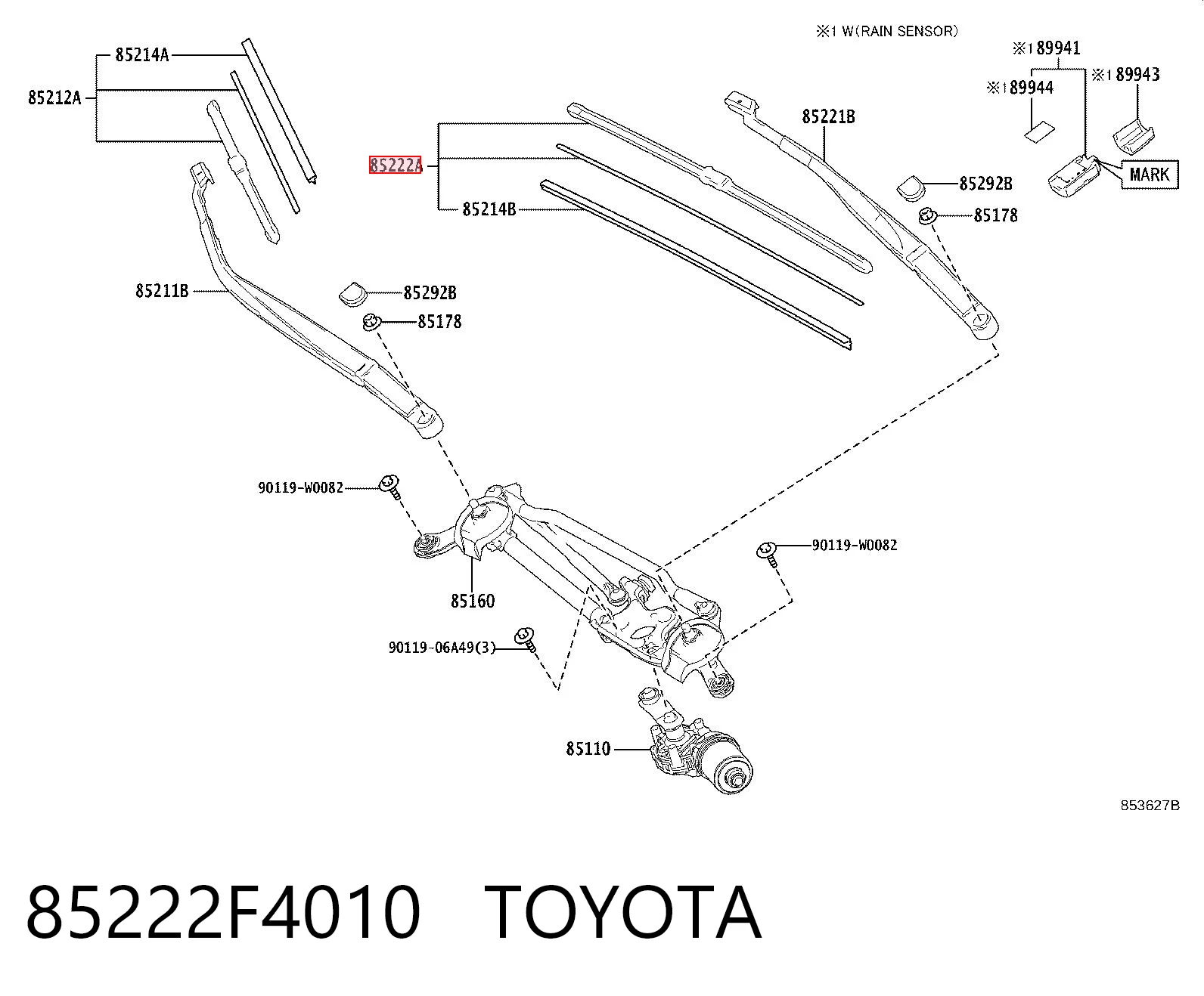 85222F4010 Toyota