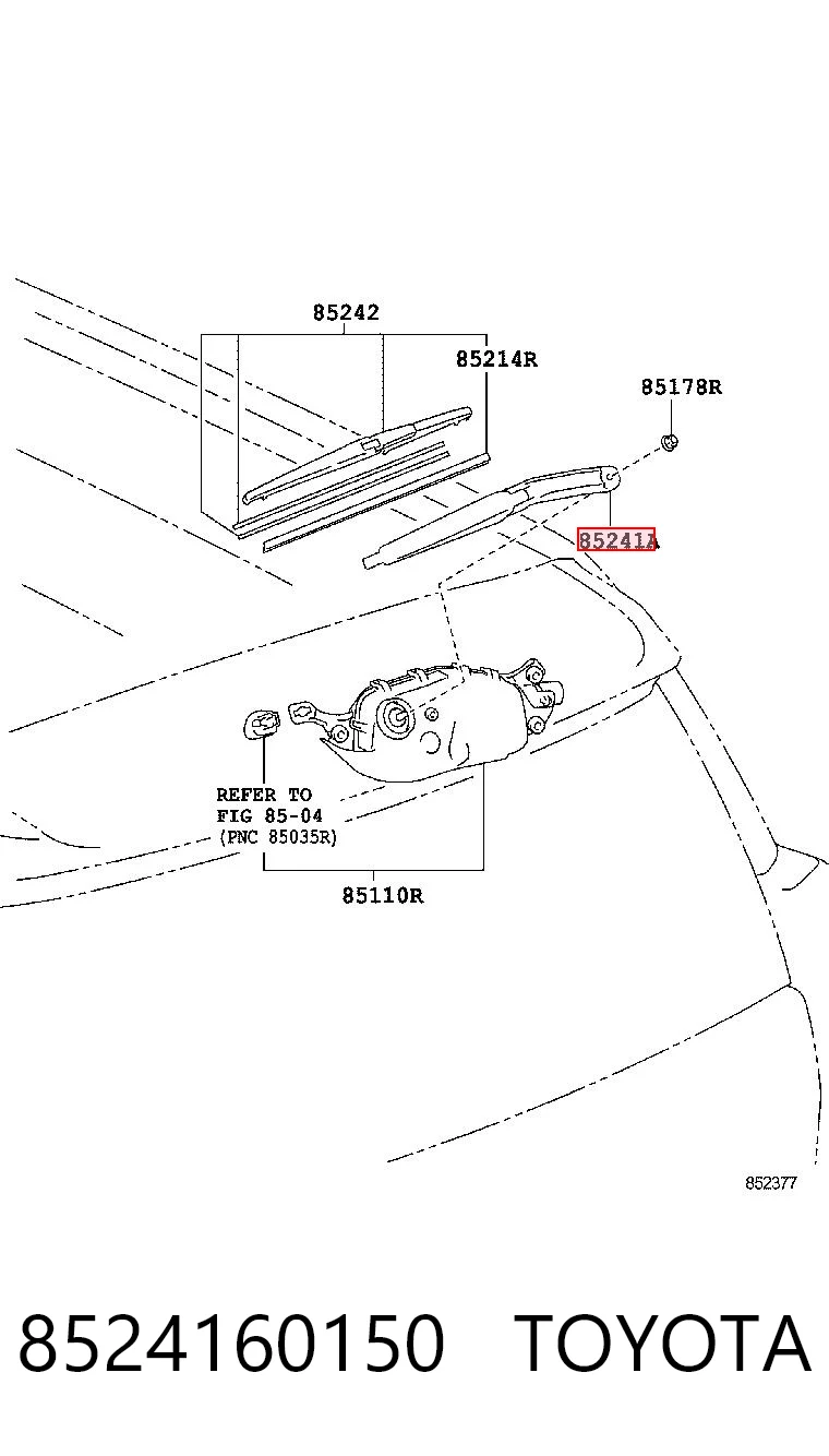 8524160150 Toyota