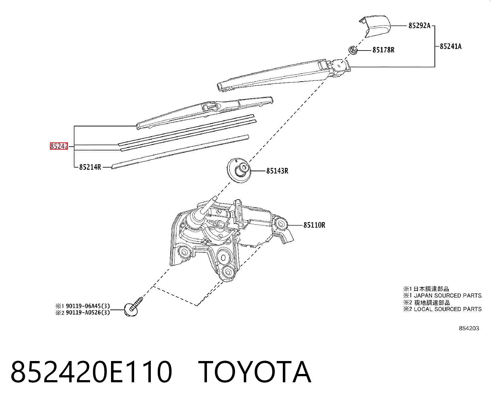852420E110 Toyota