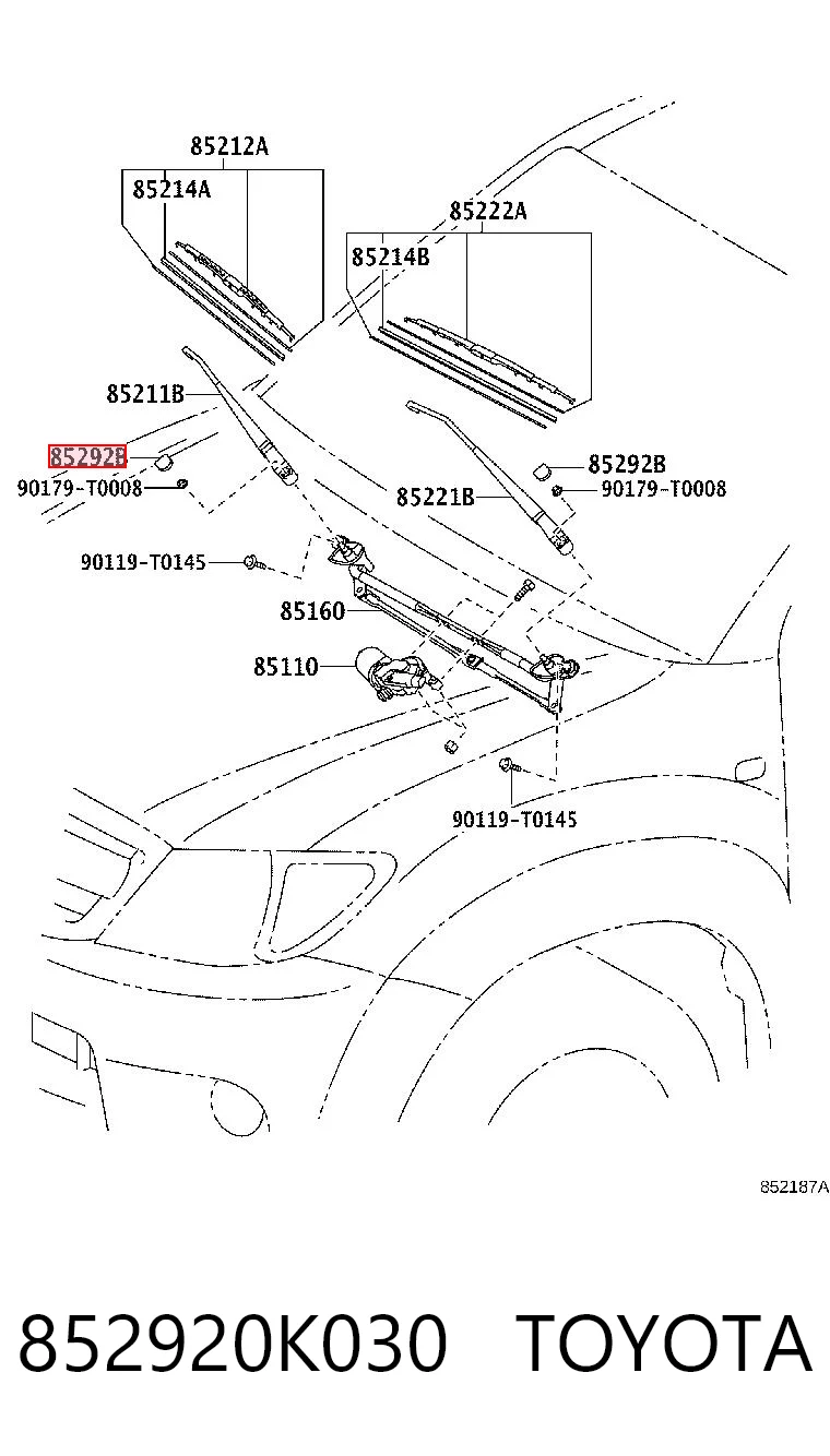852920K030 Toyota 