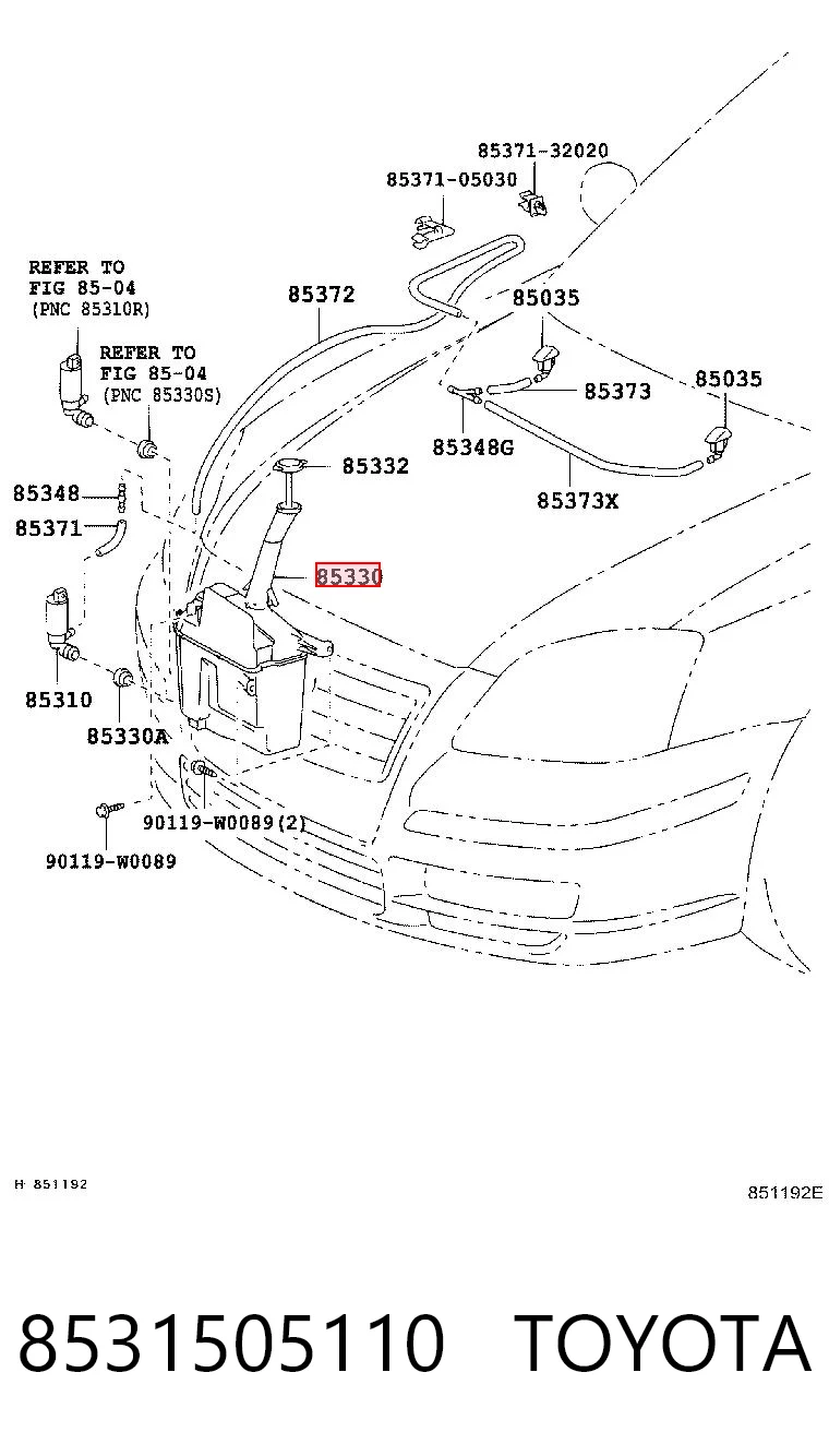 8531505110 Toyota