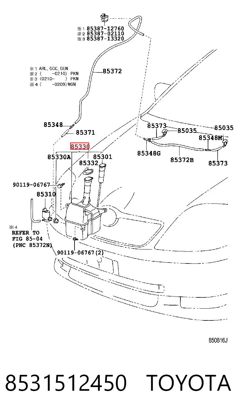 8531512450 Toyota