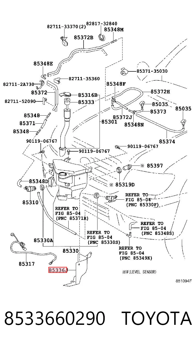8533660290 Toyota