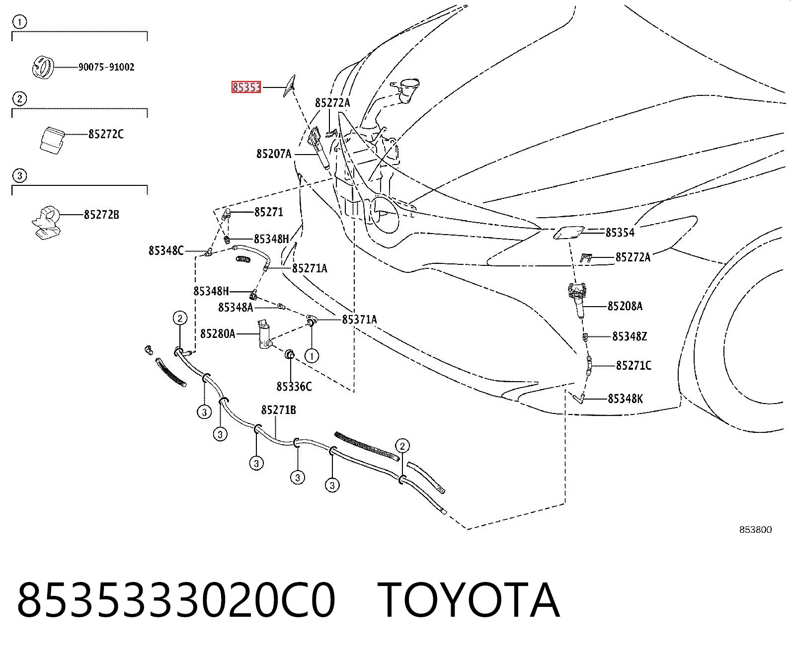 8535333020C0 Toyota
