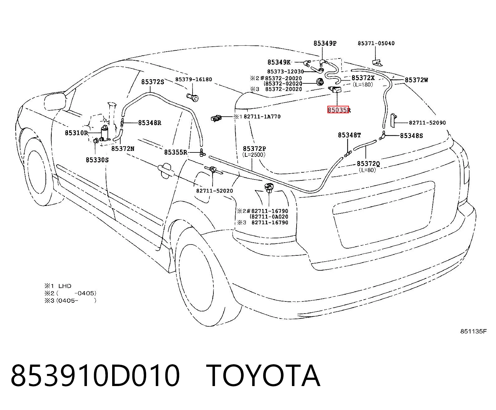 853910D010 Toyota