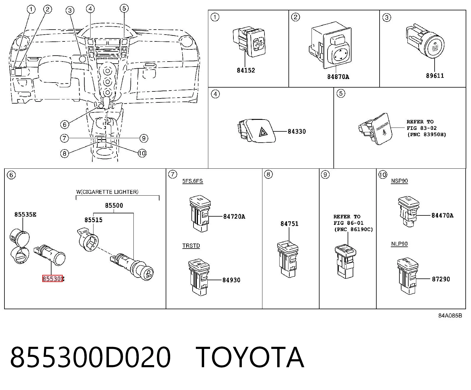 855300D020 Toyota