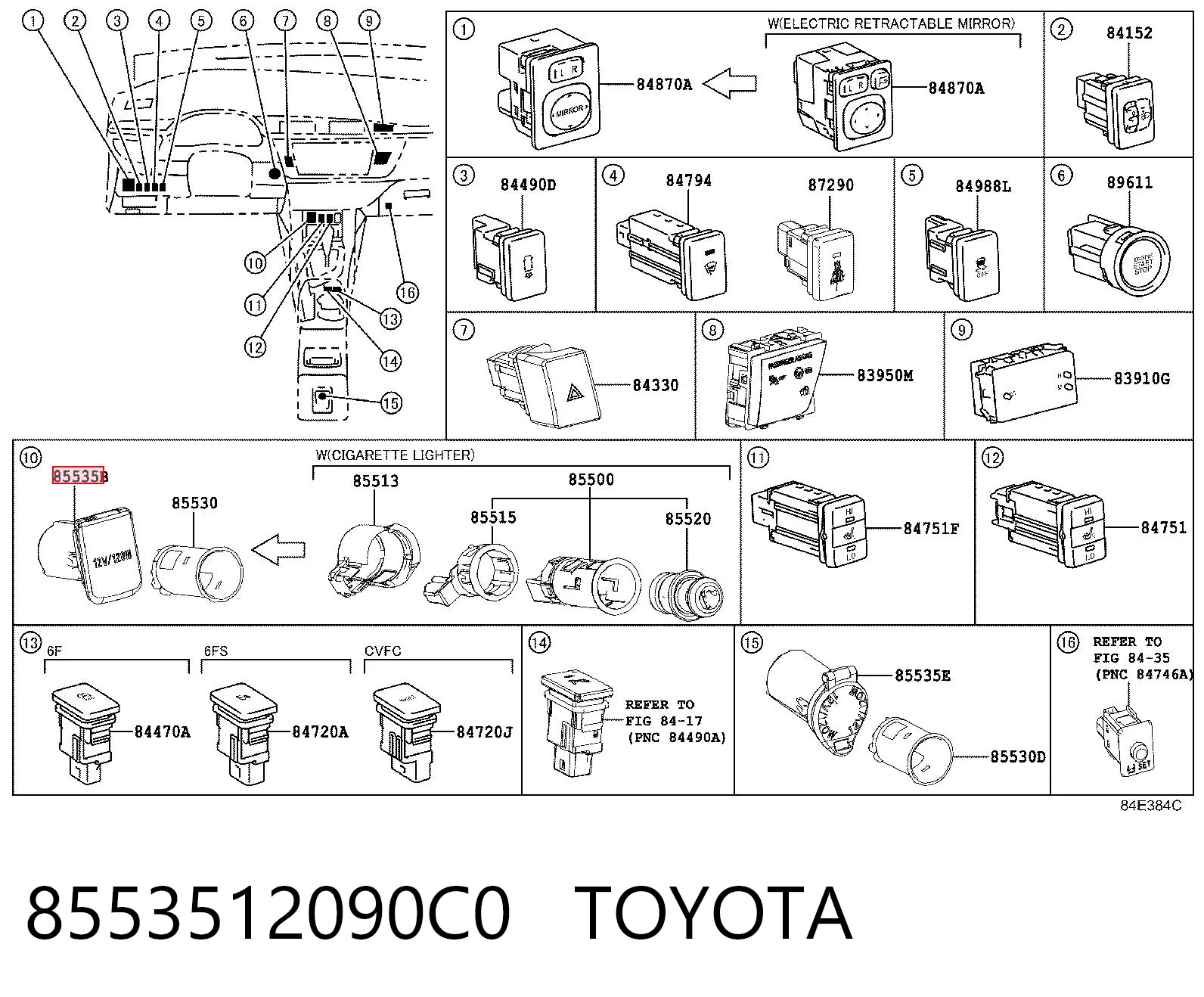 8553512090C0 Toyota