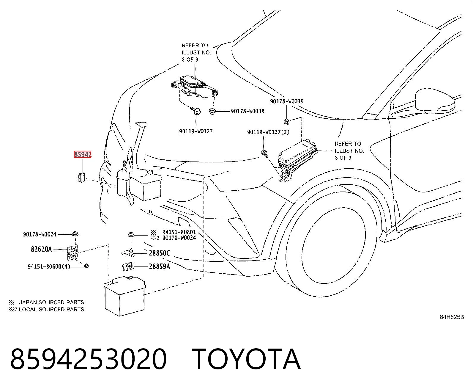 8594253020 Toyota