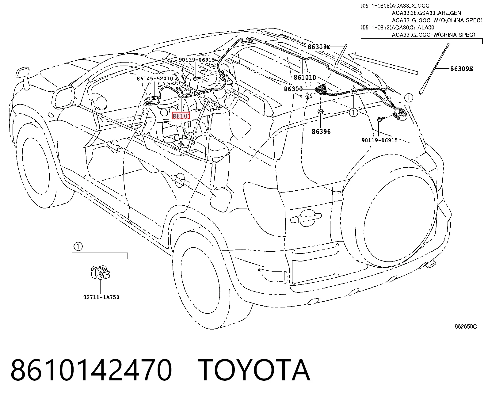 8610142470 Toyota