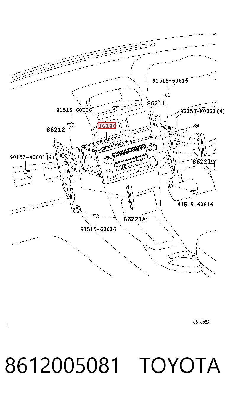 8612005081 Toyota