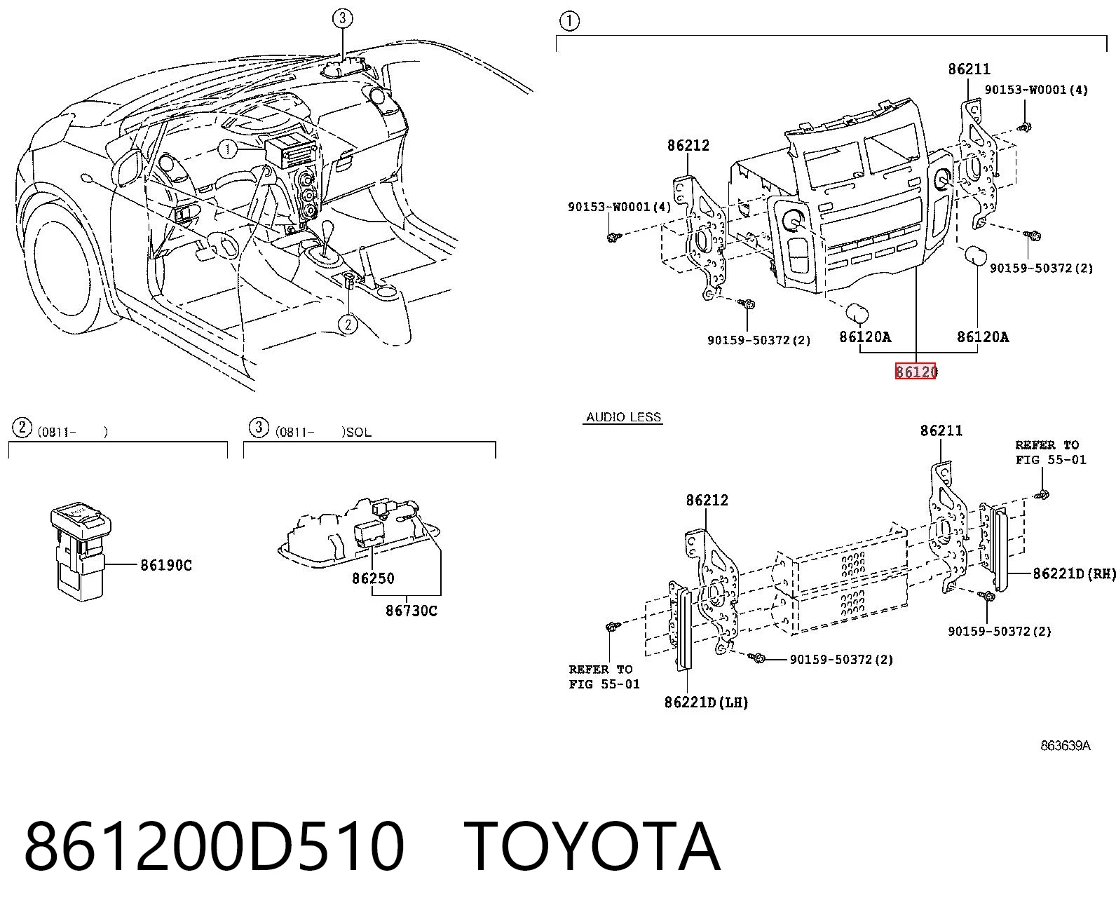 861200D510 Toyota