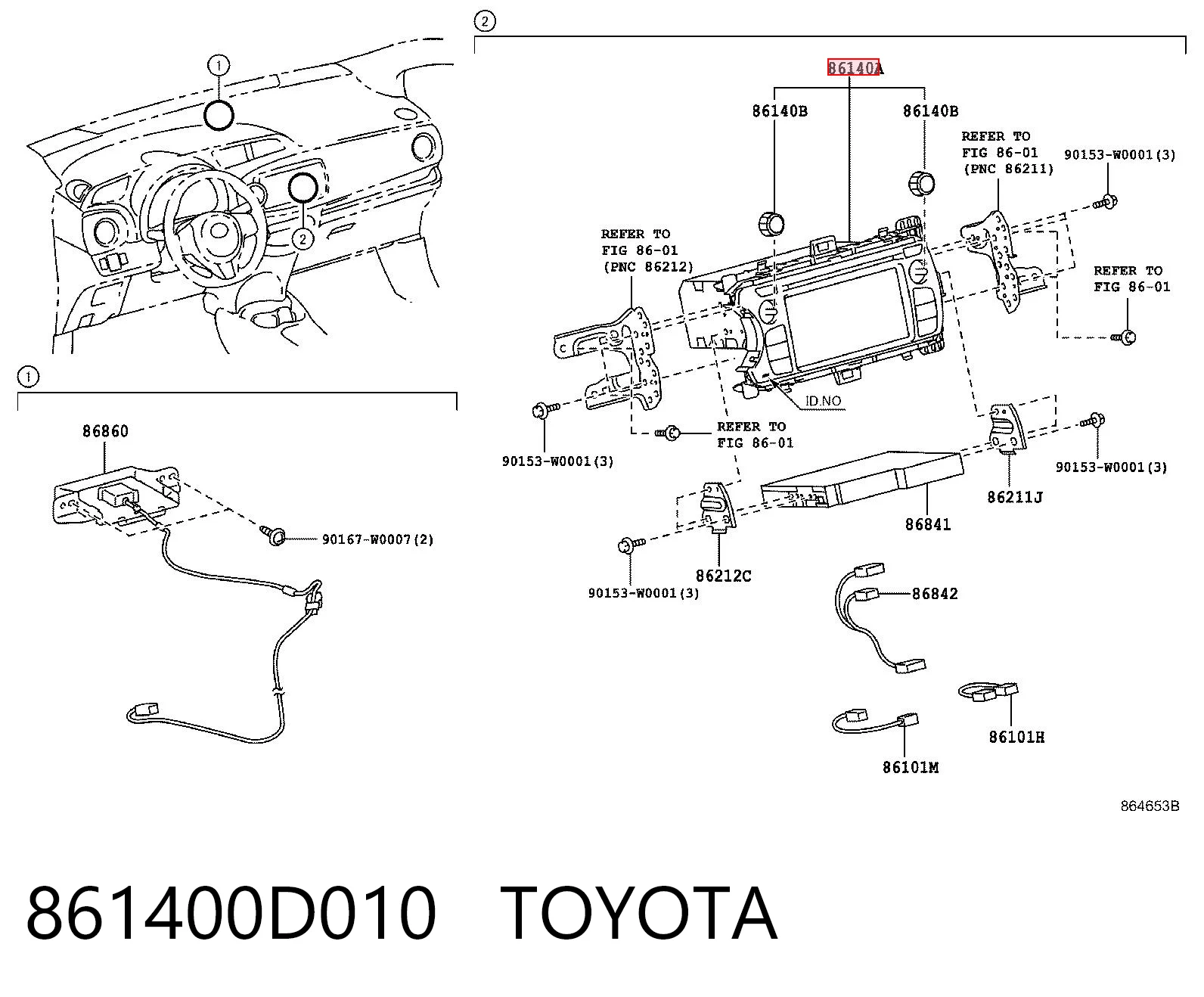 861400D010 Toyota