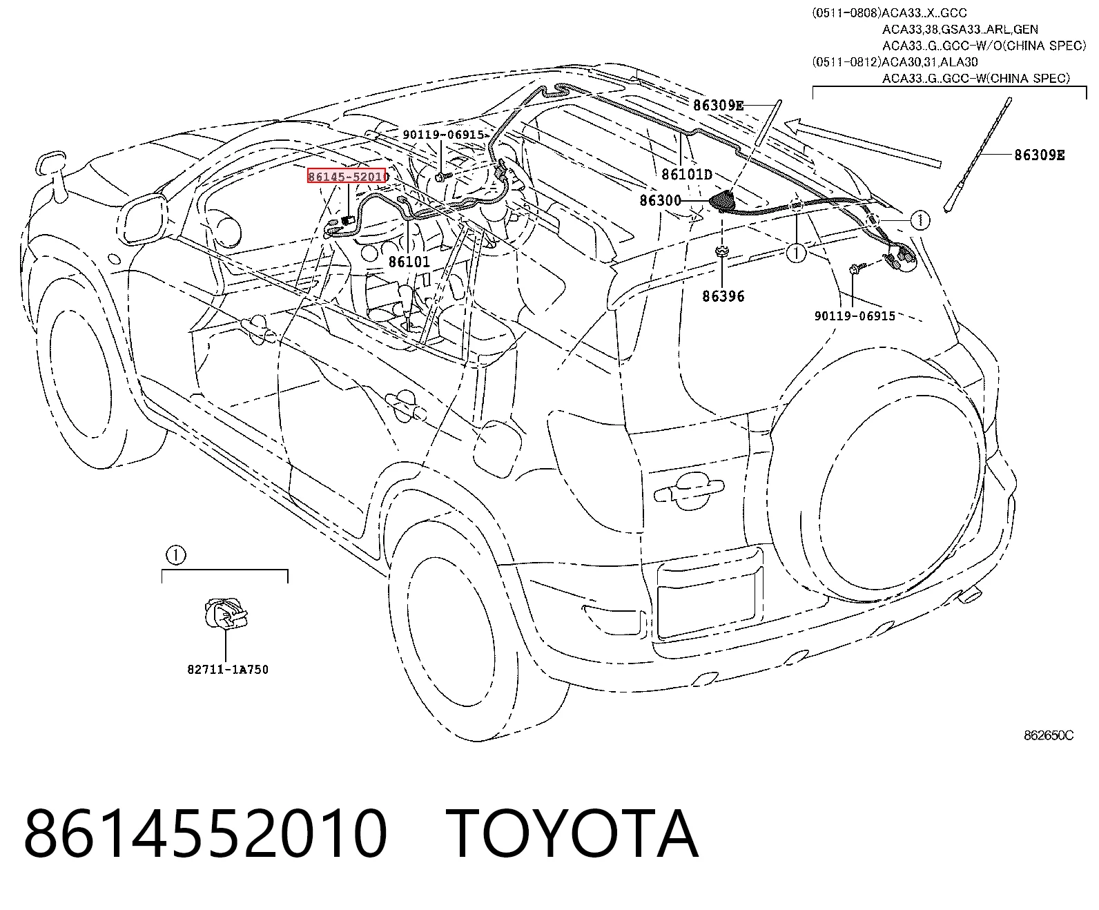 8614552010 Toyota